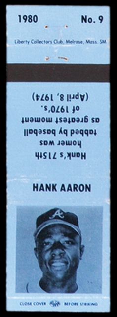 1980 Liberty Collectors Club Hall of Famers 09 Aaron